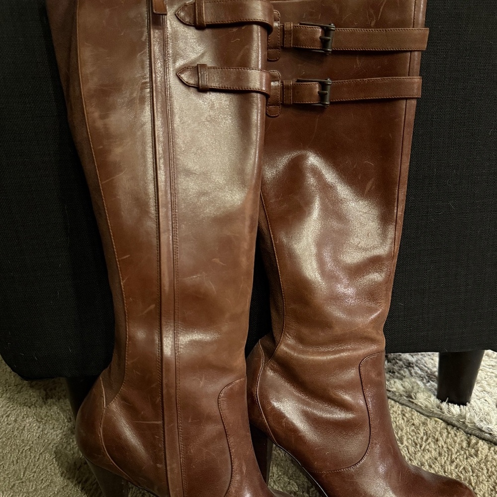 Cole Haan Nike Air Collaboration High Heel Knee High Boots 8.5